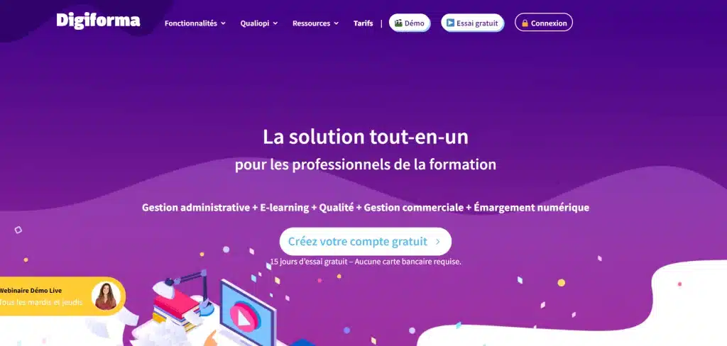 Digiforma meilleur logiciel émargement numérique